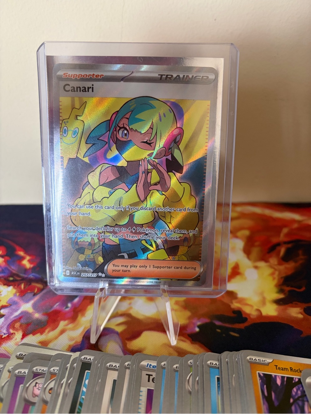 Canari Full Art Trainer Pokémon Ascended Heroes card and bulk
